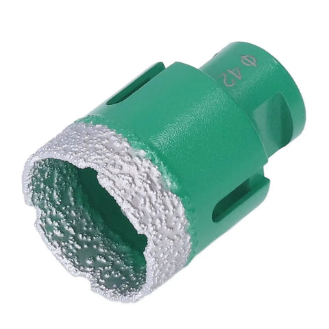 Grab This Pro FTVOGUE Hole Saw Set M14 Drill Bit Kit For Glass And Tile With A Tough Coating For Smooth, Clean Cuts On Marble And Stone Tiles Perfect For Fast Repairs And DIY Home Projects That Need Serious Grit. green 42mm diamond hole saw drill bit for tile and marble