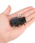Micro Limit Switch For EZGO TXT Golf Cart Direction Selector With Roller, 3 Terminal, 15 Amp, hand-held black switch