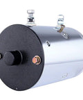 No Sweat 12V Dc Hydraulic Pump Motor Chrome Cw Rotary Fits Fenner SpX Pro Hopper Washout System Prestolite Style Oem W9799C close-up view.
