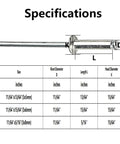 Heavy Duty Stainless Steel Blind Rivets 100 Piece Set 11/64 X 13/64 Inch Dome Head Fasteners specifications table.