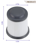 PVF110 Replacement Filter For Pivot Vac Hand Vacuum Cordless 20V Max Fits BDH2000PL PHV1810 BDH2020FL BDH1620FLFH 90552393 4 Pack, 2.8in x 3.2in