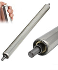 Heavy Duty 2 Pack Gravity Conveyor Rollers Replacement 1.5 Inch X 22 Inch Long Stainless Steel with galvanized ends