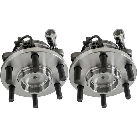 2-Pack Front Wheel Bearing And Hub Assembly Fits Nissan Xterra Pathfinder Frontier 2005 To 2016 And Suzuki Equator with ABS Sensor