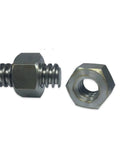 Heavy Duty 3/4 Inch Acme Left Hand Hex Nuts with 6 Thread Pitch for industrial fastening projects shown at different angles.