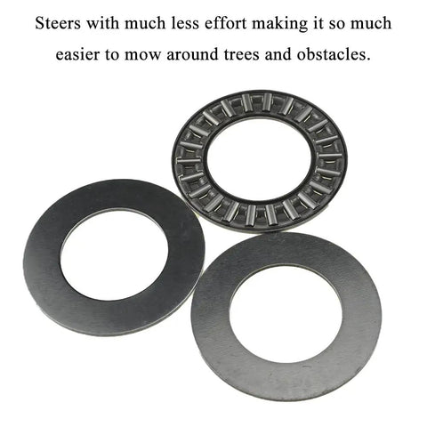Thrust Needle Roller Bearings With Washers For Lawn Tractor Front Axle Balance And Smooth Riding 20Mm Bore 35Mm OD 2Mm Width