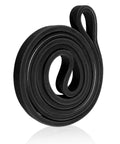 Dope 61 Inch Dual-Sided Engine Drive Belt Fit For Volkswagen Jetta 2012 To 2014 Plus Cadillac SRX V8 4.6L 2004 Onwards, black rubber belt.