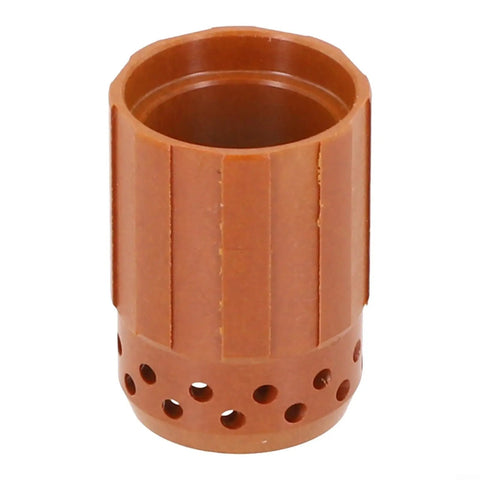 Swirl Ring 220670 Plasma Cutting Consumable Replacement Part For 45 Amp Machines, brown perforated cylindrical design