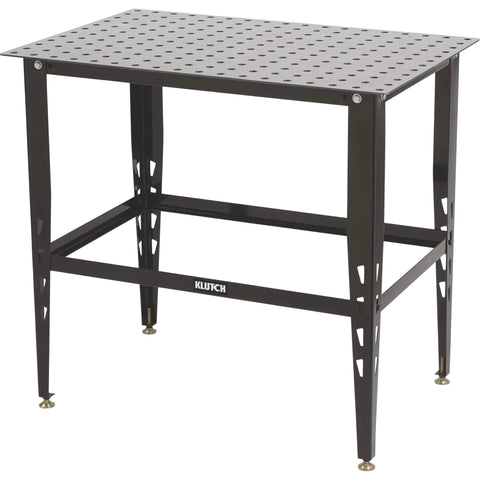 Heavy Duty Steel Welding Table With 24-Piece Fit-Up Tool Kit, 600 Lb Capacity, 36 In L X 24 In W X 33 1/4 In H, 16 Mm Fixture Holes