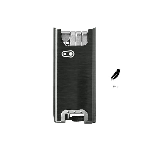 Beast Of A F15 Bike Multitool With Chain Tool and Hex Wrenches in black magnetic case, compact and lightweight 164g