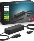 Plug And Play Outdoor 100W Power Supply For Hue Low Voltage Lights, Weatherproof Black, Connect Up To 100W Of Hue Lighting, 1 Pack