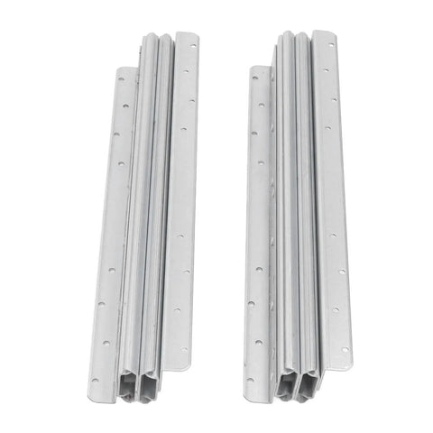 Beefy Heavy Duty Drawer Slides 120kg Capacity in Cold Rolled Steel for Staircase Cabinets 1000mm Length Pair of Rails, side view