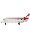 Side view of assembled Airplane Building Block Set With 633 Pieces For Kids And Adults, Aviation Series Construction Kit.