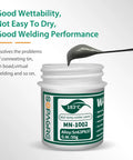 Sn63 Pb37 SMD Solder Paste For Phone Repairs No Clean Tin Lead Alloy, 50g can showing paste texture and label details