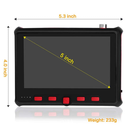 5 Inch Wrist CCTV Tester For Analog Cameras 4 In 1 Hybrid Tester With Auto PAL NTSC Coaxial AHD CVI TVI CVBS Support Portable Monitor For CCTV Installation And Troubleshooting