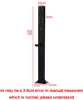 Tough As Nails Galvanized Steel EV Charger Station Box Outdoor Weatherproof Cable Organizer Cabinet dimensions displayed in black.