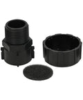 3/4 NPT Hydraulic Breather Cap Poly Vent Cap for Tanks, showing components including threaded cap and dust filter.