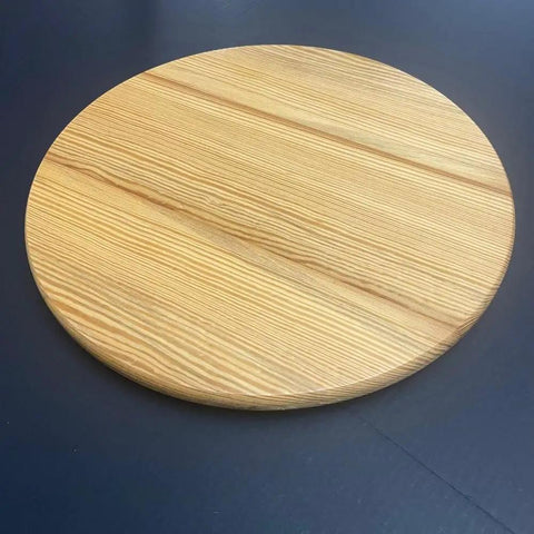 16-Inch Heart Pine Lazy Susan For Kitchen And Dining Table Non-Slip 360 Degree Turntable Organizer For Spices Condiments Skincare