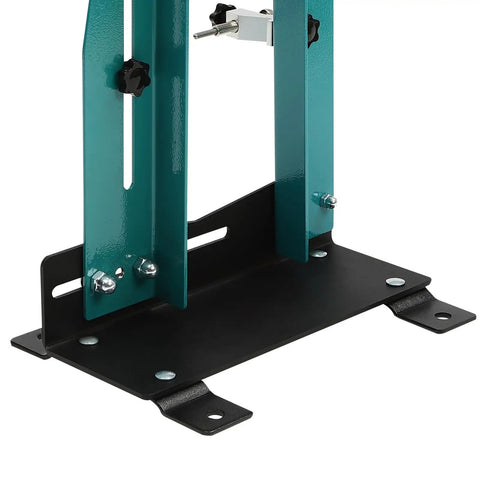 Close-up of Wheel Truing Stand Pro Grade Wheel Maintenance Tool For 16 To 27.5 Inch Wheels with high carbon steel base