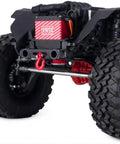 Dual Servo Mount For 1 By 10 RC Crawlers Capra SCX10 II LCG Chassis Aluminum Alloy Steering And Winch Bracket Upgrade on RC vehicle