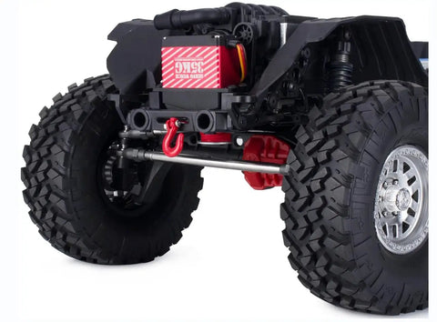 Dual Servo Mount For 1 By 10 RC Crawlers Capra SCX10 II LCG Chassis Aluminum Alloy Steering And Winch Bracket Upgrade on RC vehicle