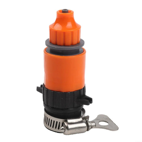 Killer Dust Removal System For Cutting Machines With Precision Water Spray Nozzle Kit, orange nozzle with steel clamp.