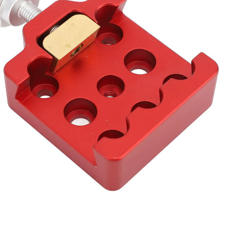 Red Dovetail Saddle Clamp Mount Base For Telescopes And Cameras With Dual Locking Knobs, a solid all in one telescope adapter