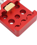 Rugged Dovetail Clamp For Telescopes And Cameras, Universal Adjustable Saddle Mount With Aluminum Alloy Build, top view