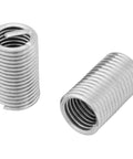 10 Pcs M8x1.25 Helicoil Thread Repair Kit In 304 Stainless Steel, close-up view of two wire screw sleeve inserts for damaged threads