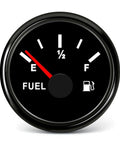 0 To 30 Ohm Fuel Gauge 2 Inch Fuel Level Gauge for Auto Car Truck Boat Motorcycle Yacht 9 To 32V Waterproof IP67 Stainless Steel Tank Meter