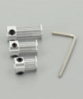 3D Printer Timing Belt Kit With 12-Tooth Timing Pulley And Synchronous Gear, 2GT Drive, aluminum components and hex key