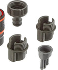 Easy Snap On Garden Hose Quick Connect Coupling Kit For Sprinklers And Hoses Inlet And Outlet Fittings Model 5316 U Durable Leak Free Plug And Play Water Hose Connector Set For Fast Setup showing all components
