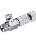 Durable 4 Pack 1/8 Inch Quick Connectors For Airbrush And Air Compressor With Swivel Coupler, metal fitting close-up