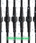 Six Pairs 22 AWG 2 Pin Electrical Connector IP65 Waterproof Extension Cable for LED Strip Lights Cars Trucks Boats