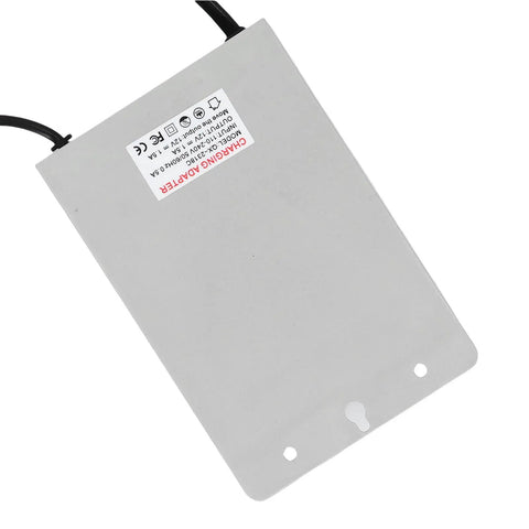 No Sweat 12V UPS Battery Backup With 3600mAh Capacity And All Weather Armor connections and label on the battery unit