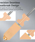 Quick Swap Nozzle Kit For AD5X 3D Printer After May 2025 Purchase Date showing 0.25mm detachable heatbreak design for seamless prints