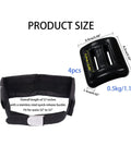 Beginner Friendly Dive Belt Kit With Weights, 4 Pockets And Quick Release Buckle, Four 1.1 lb Weights For Stable Buoyancy In Freediving And Scuba, Fits 32 to 52 Inch Waists, Black, All In One Dive Accessory, product size and components.