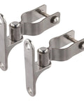 Tough As Nails 304 Stainless Steel Gate Hinges 345 Cm Heavy Duty Wall Mount Set for chain link fences and barn doors.