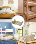 Heavy Duty Bed Rail Brackets With Mounting Hardware, Non Mortise Double Hook Slot Bed Frame Connectors, Built Tough Iron Fittings.