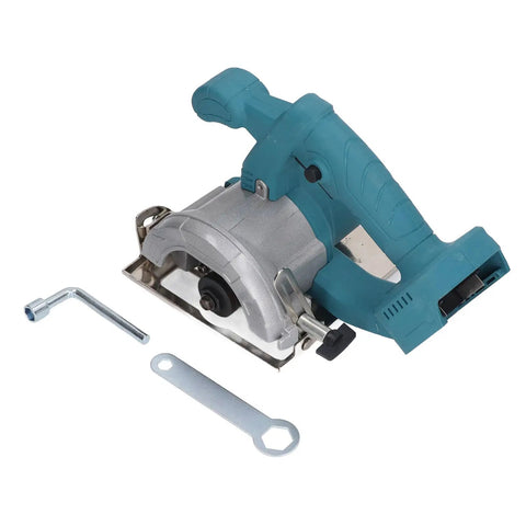 Pro Grade 18V Cordless Circular Saw with 4 inch blade, adjustable bevel, and safety lock for precise cutting.