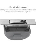 Push Button Cabinet Latch Lock For Yachts And RVs Keyless Cupboard Catch with zinc alloy lock tongue