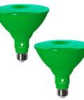 Green LED Par38 Flood Light Bulb 18W 120W Equivalent Dimmable E26 Base Energy Saving Party Decor For Porch Home Lighting Holiday Lighting