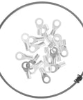 Heavy Duty Heat Seal Strips For Packaging Machines Nickel Chromium Alloy Heating Wire Easy Install Replacement Parts with rings.
