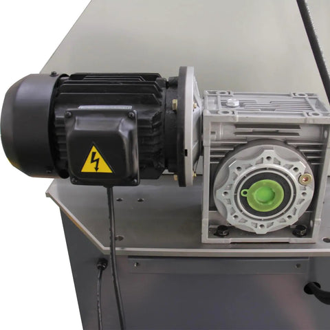 Kaka Industrial Heavy Duty Hydraulic Roll Bending Machine 2 In Flat Bar Square Tube Round Pipe Profile Bender motor close-up.