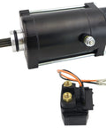 Starter Motor And Solenoid Relay For Yamaha WaveRunner VX1100 Series 1052cc Direct Drop-In Replacement 2005-2015, part 6D3-81800-00