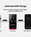 Smart Bluetooth Wireless Meat Thermometer With Standalone Base and WiFi, 6 Sensors With NIST Certified Accuracy, 2 Probes