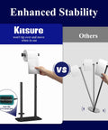 Comparison of Free Standing Toilet Paper Holder With Four Roll Capacity, Rustproof Metal Stand, Non-Slip Stable Base, Black Finish and others