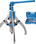 15 Ton Hydraulic Bearing Puller Kit With 2 Jaw And 3 Jaw Configurations For Gear Extraction And Hub Separation Good For Brake Drum And Pulley Removal Handling 33000 LB Capacity Makes Auto Repair Simpler For Mechanics And DIY Fans Handling Flexibility, blue 45# carbon steel