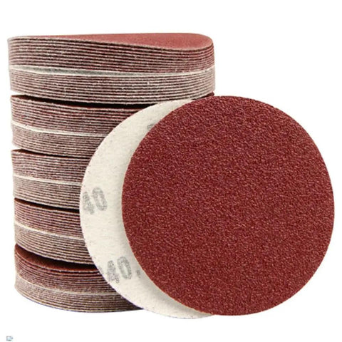 Get Your Tools Ready With This Sick Set of 100 Flocking Sandpaper Discs, 4 inch, 40 grit, designed for angle grinders and buffers.