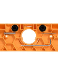 Respicefinem 35mm concealed hinge jig drill guide, orange engineering plastic for woodworking