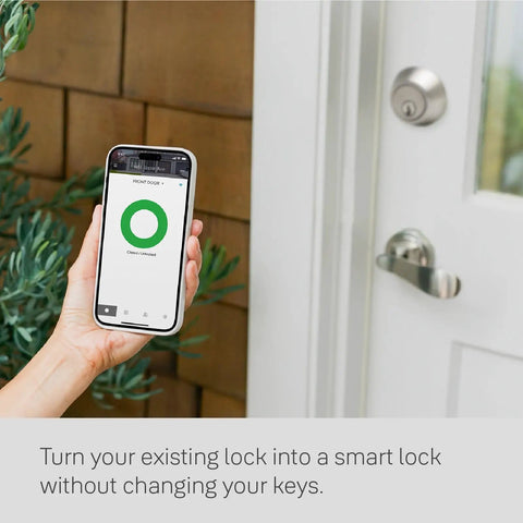 Premium Locked In WiFi Smart Lock Featuring Fingerprint Access And Keypad Touch For No Sweat Upgrades To Your Existing Front Door Deadbolt Setup In Sharp Black